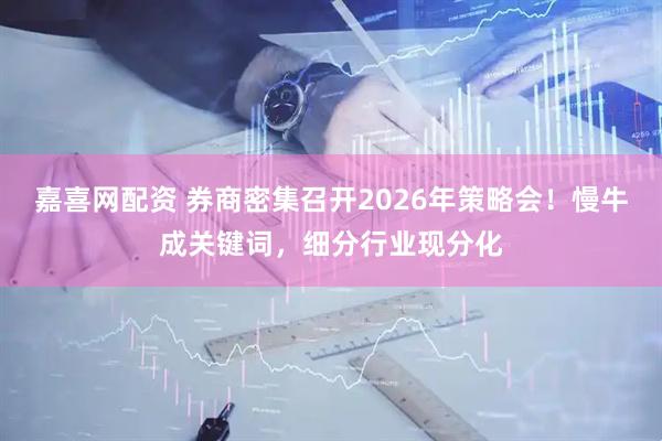 嘉喜网配资 券商密集召开2026年策略会！慢牛成关键词，细分行业现分化